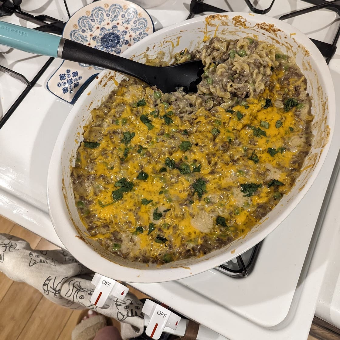 Ground Beef Stroganoff