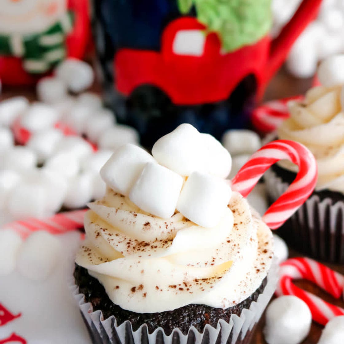 Hot Chocolate Cupcakes