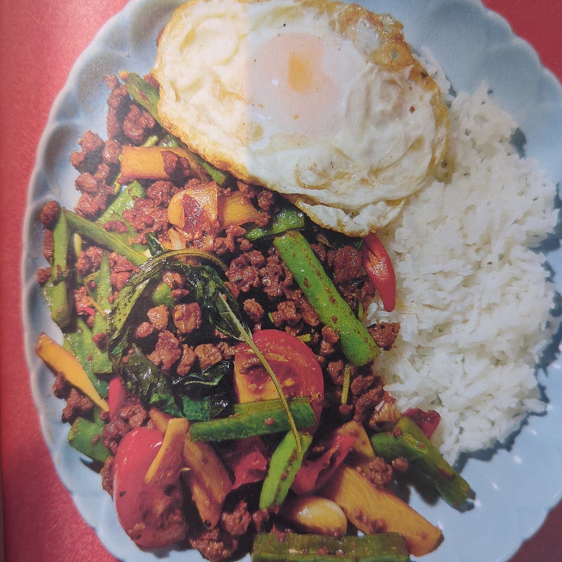 Stir Fried Runner Beans with Holy Basil