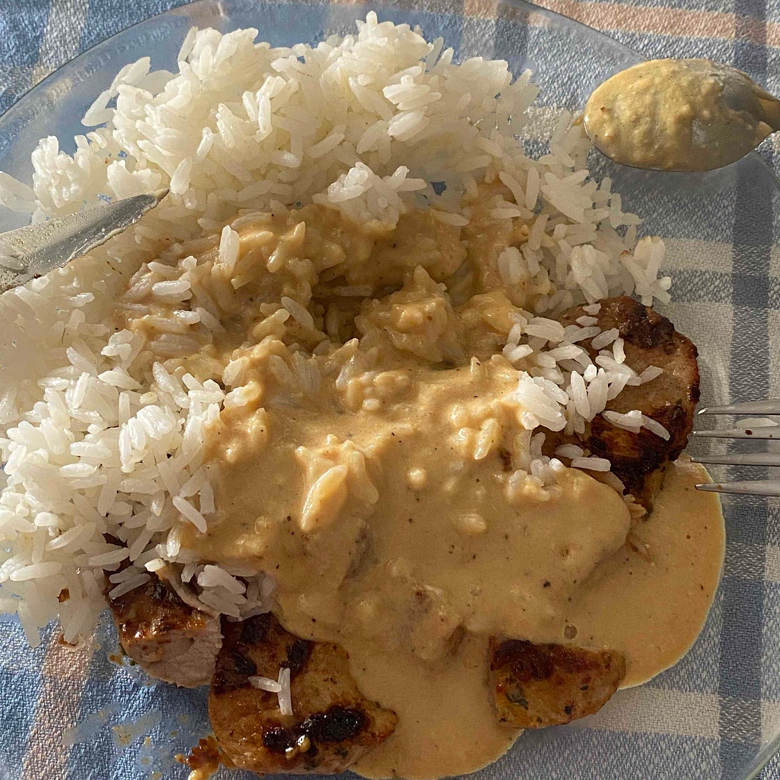 Solomillo con salsa “perri”