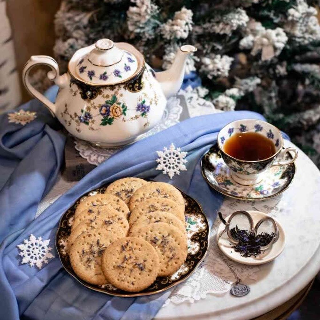 Earl Grey shortbread cookies