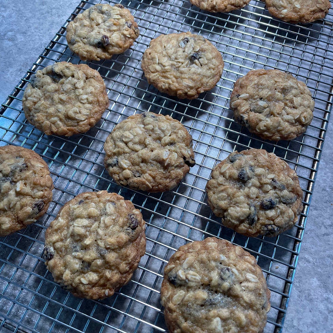 Soft and Chewy Oatmeal Raisin Cookies