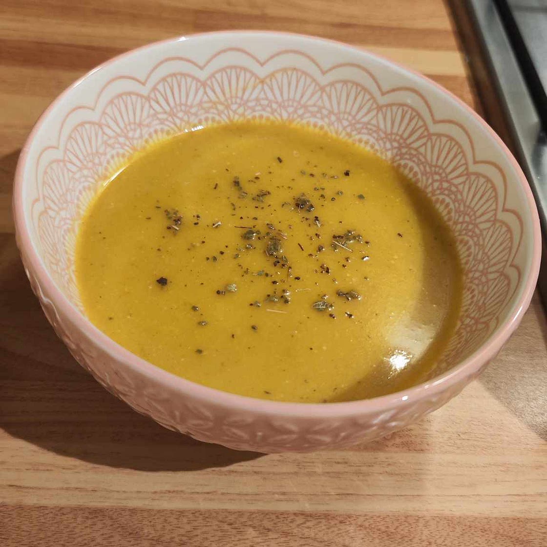 Spiced butternut squash soup