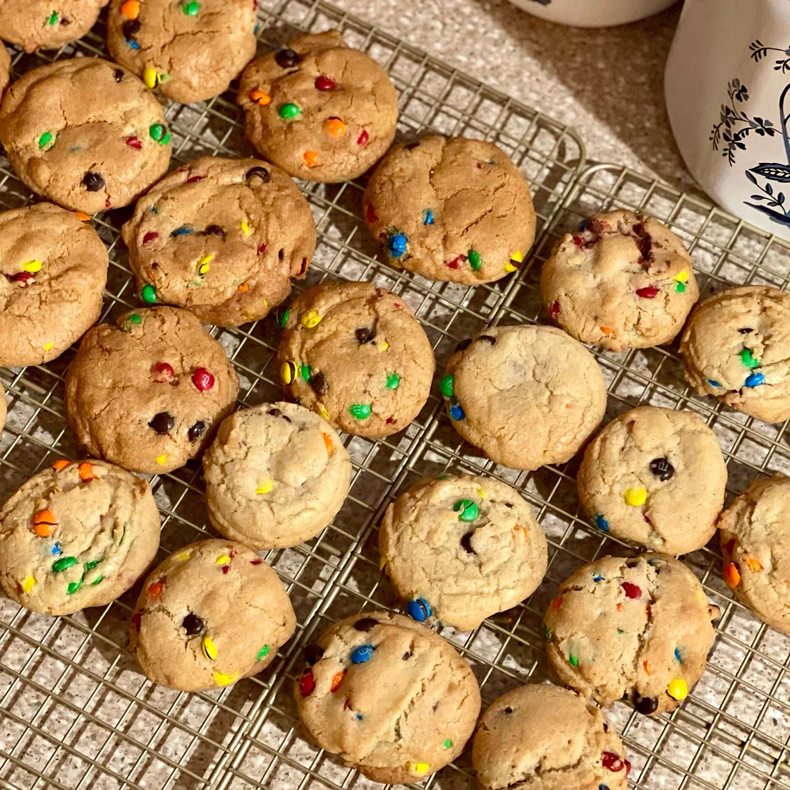 Soft-Baked M&M Cookies