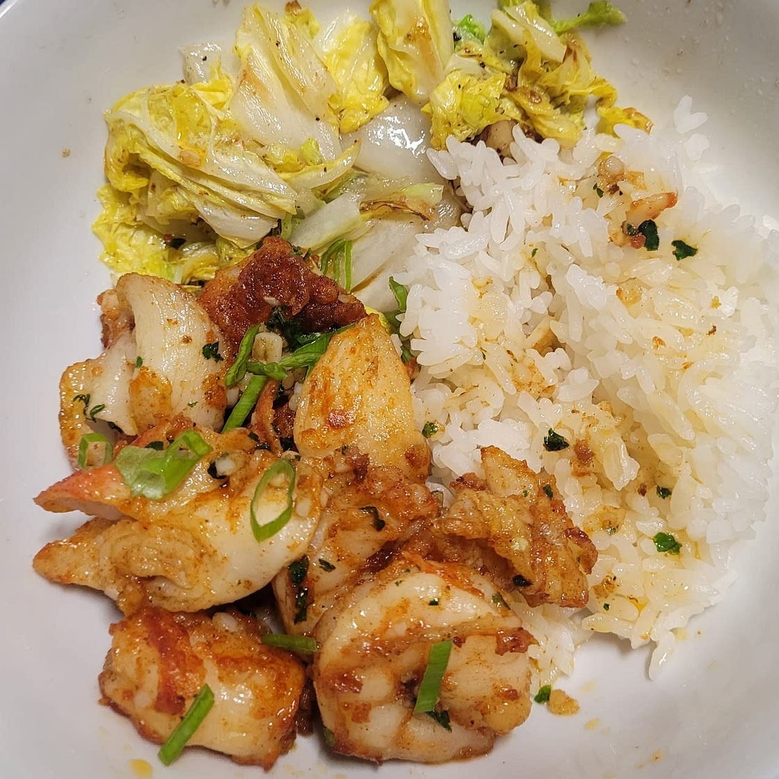 Hawaiian Garlic Shrimp