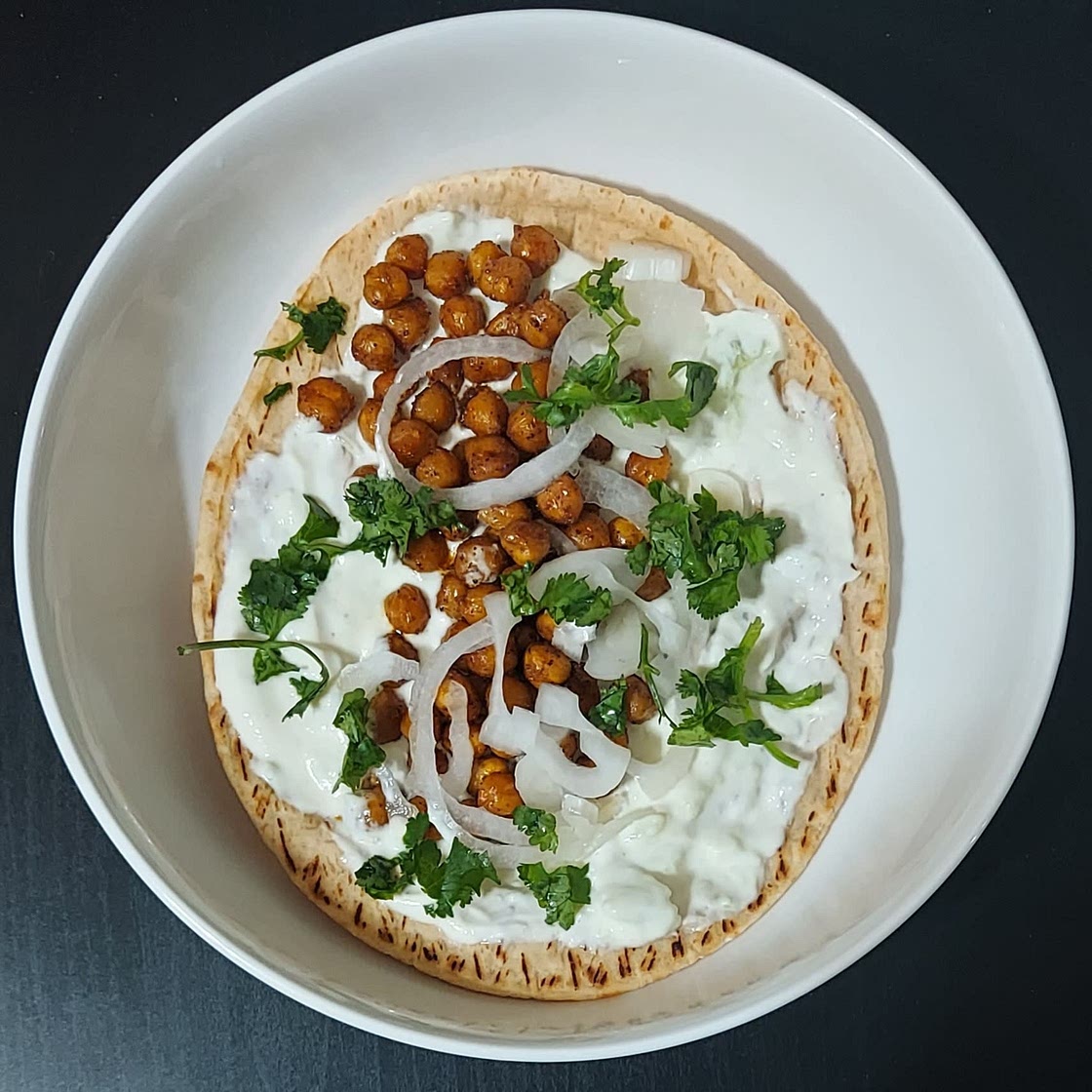 Spicy Chickpea Gyros