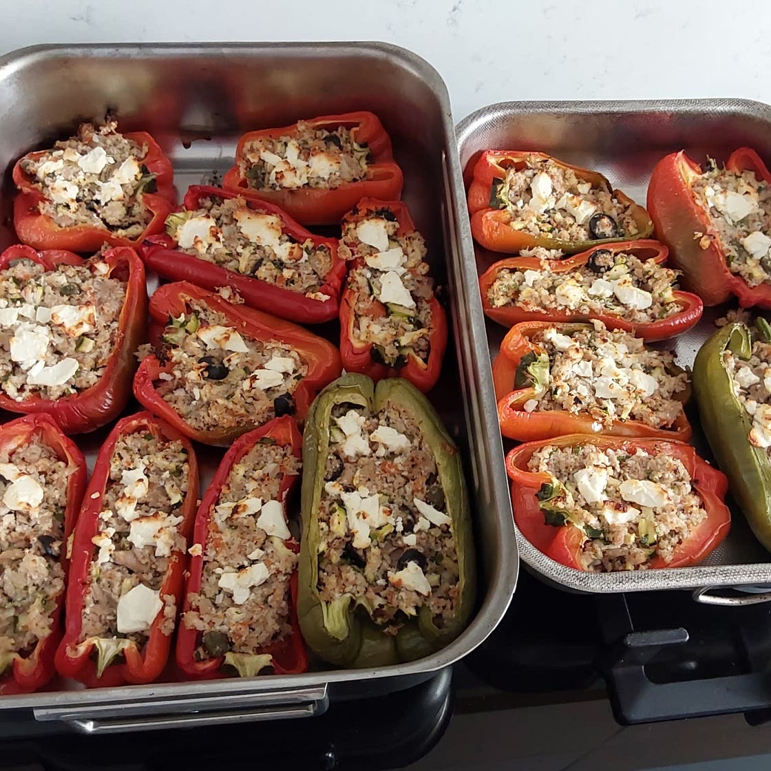Tuna Stuffed Bell Pepper