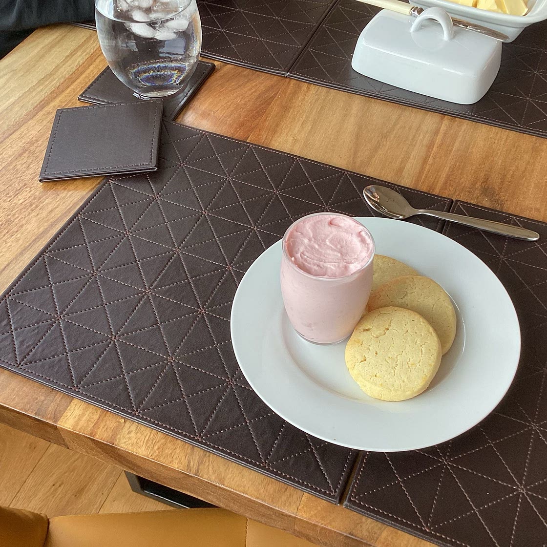 Raspberry mousse