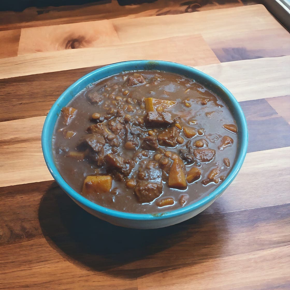 Khoresh-e beh (Persian quince and plum stew)