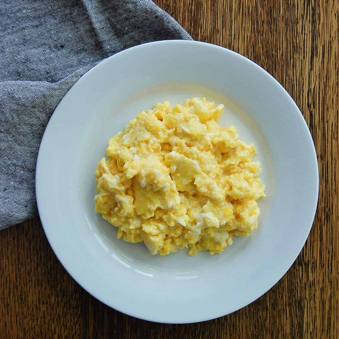 Cottage Cheese Scrambled eggs