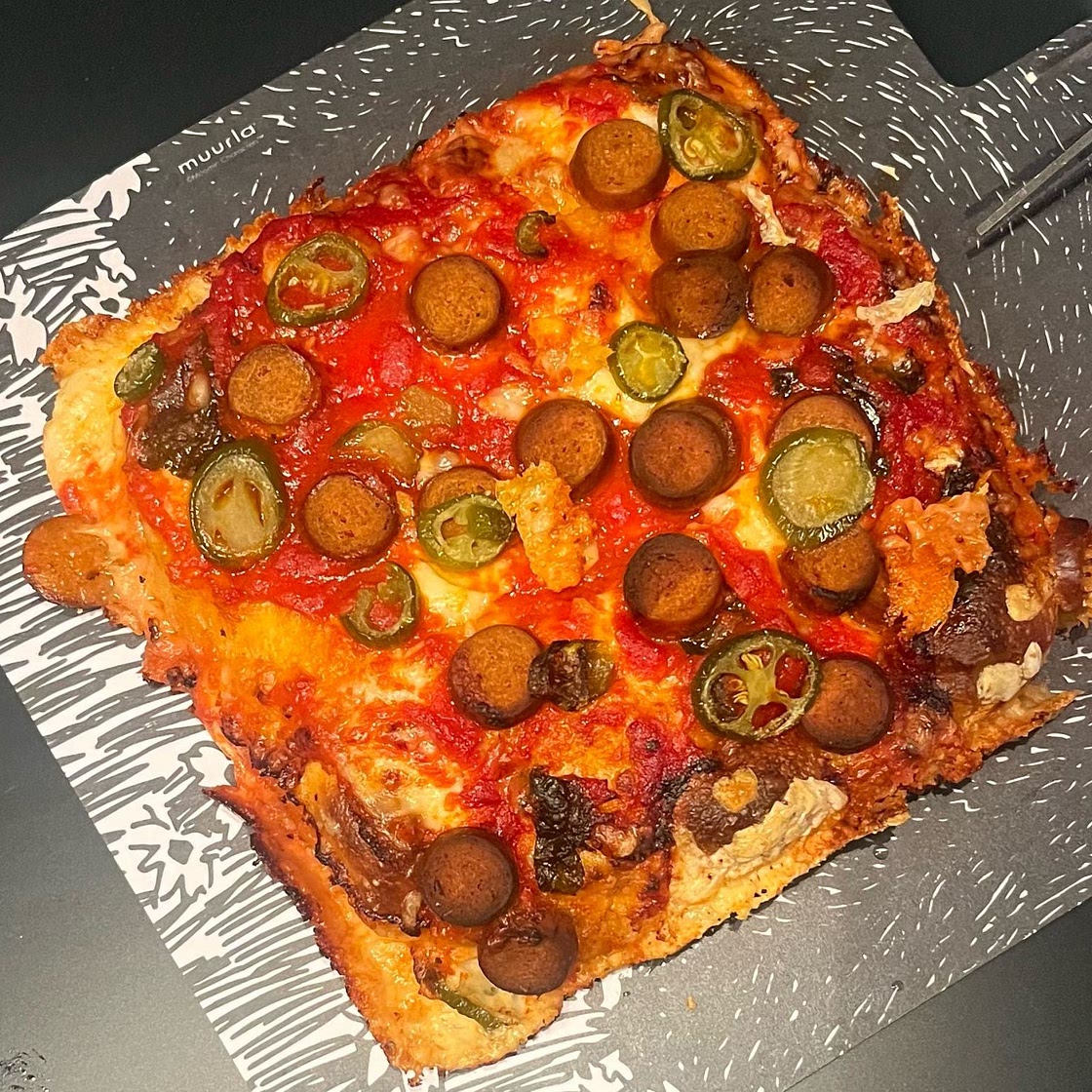 Detroit-Style Focaccia Pizza with Crispy Cheese Crust