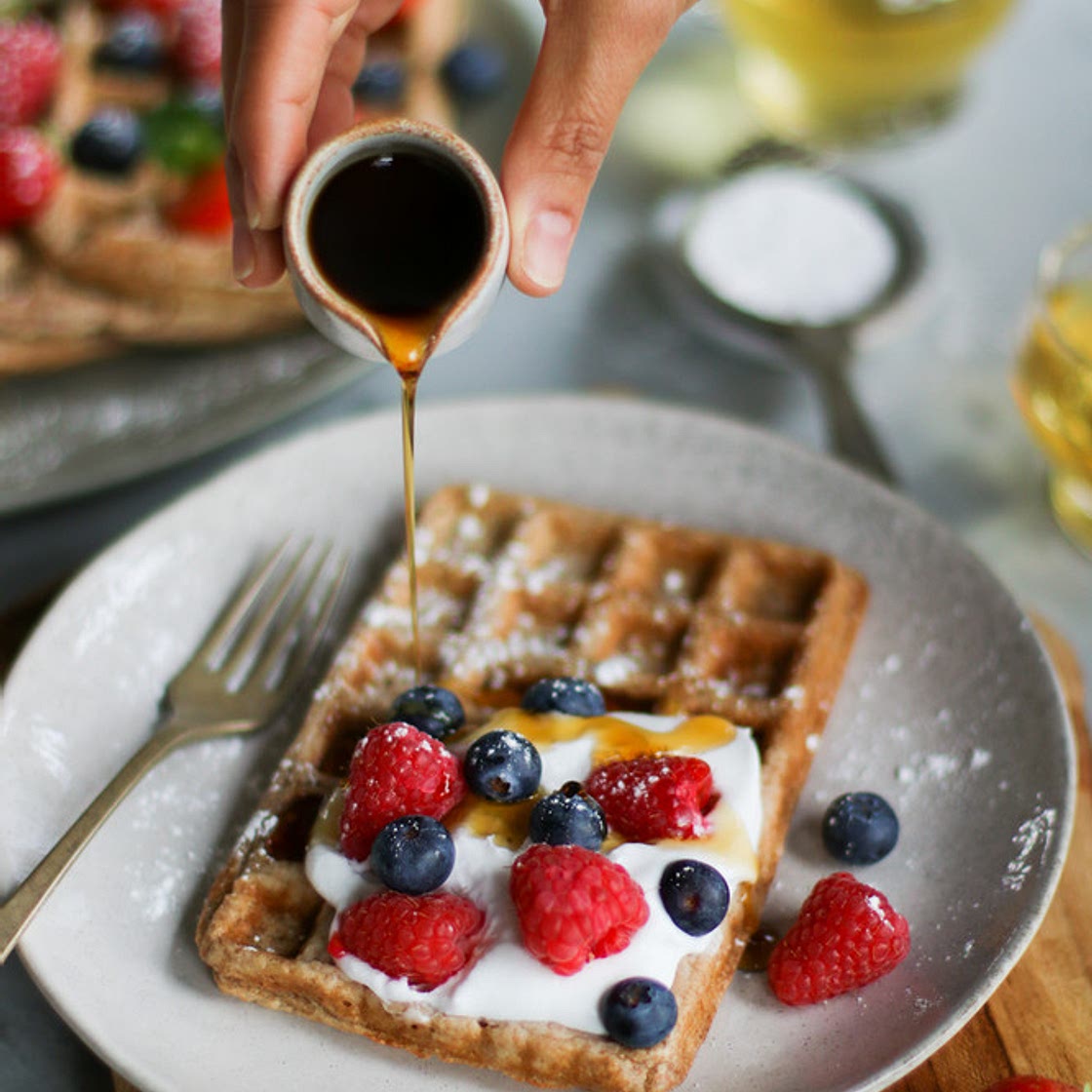 Vegan Breakfast Waffles