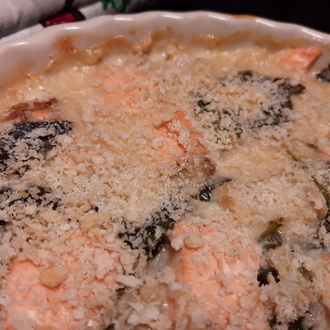 Quick fish gratin