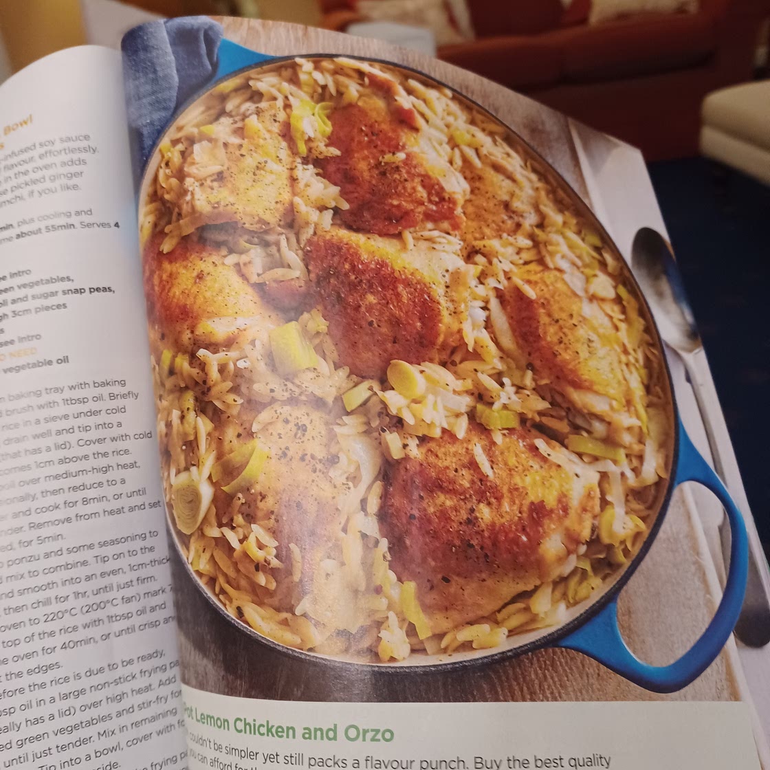 One pot lemon chicken and orzo