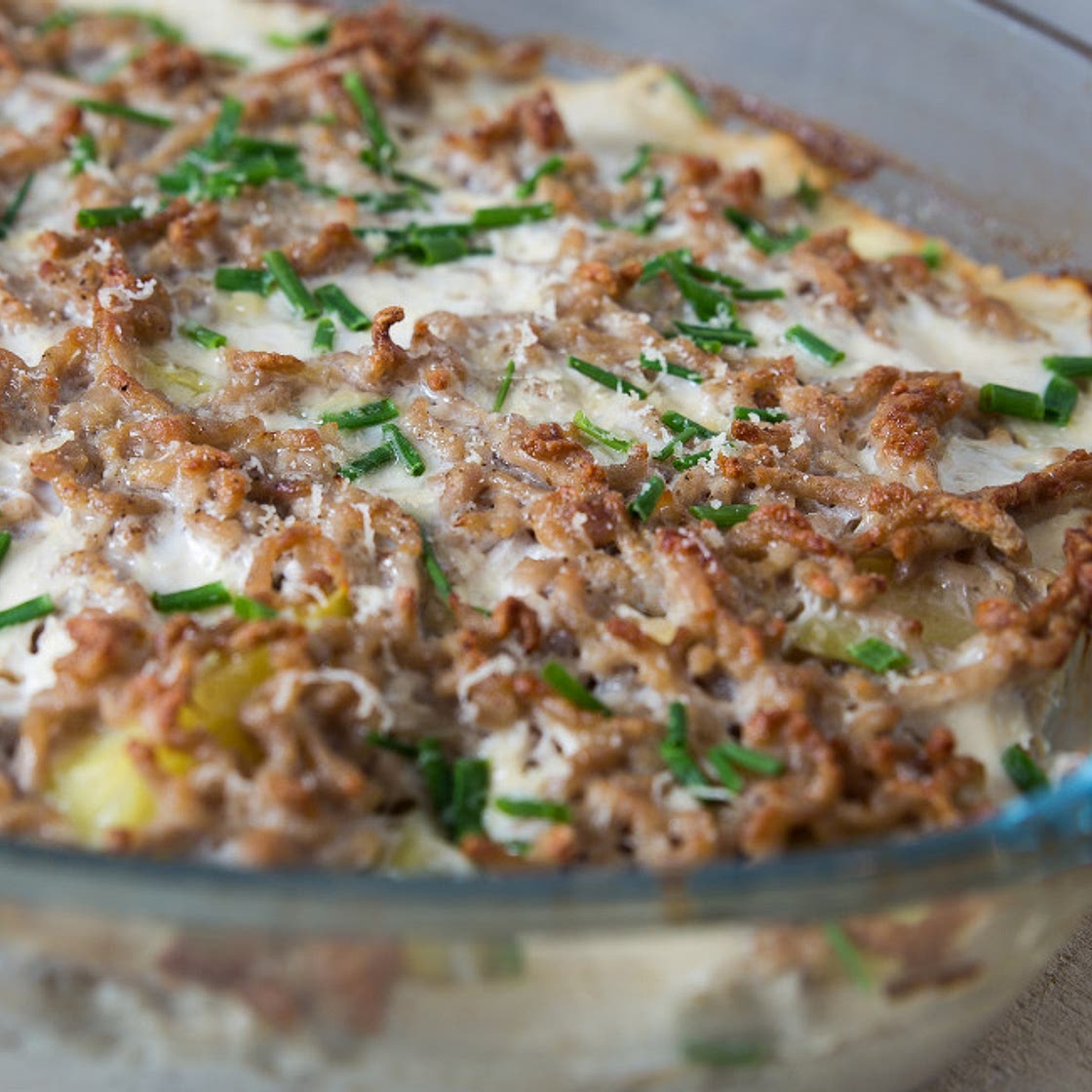 Keto ovenschotel met gehakt en kaas