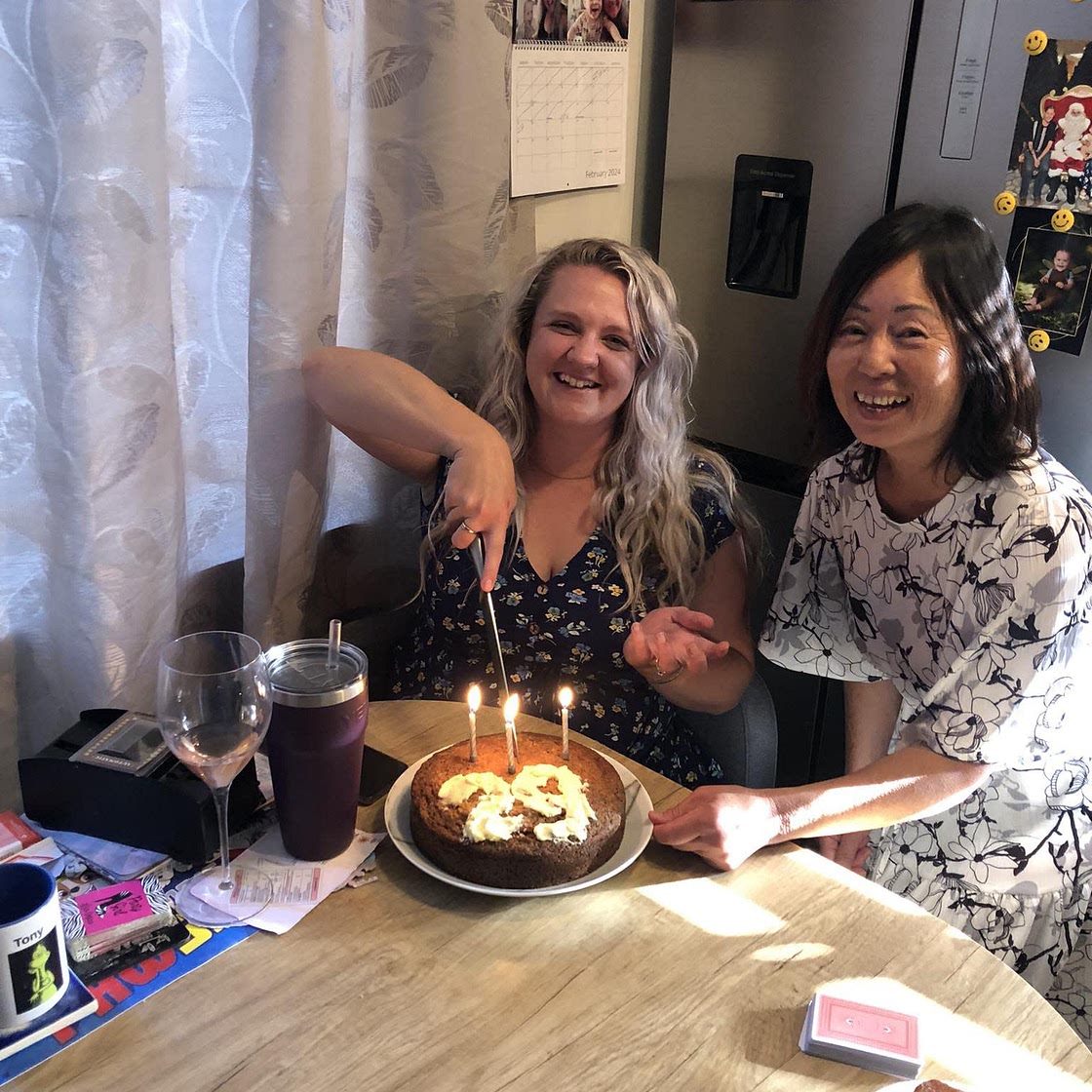 Amber's birthday Carrot cake