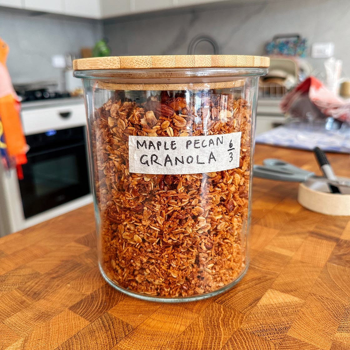 Easy Maple Pecan Granola