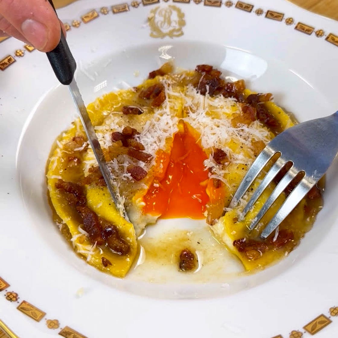 CARBONARA RAVIOLI