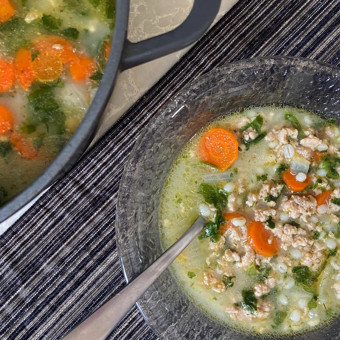 Turkey Barley Soup Recipe by Rena Tuchinsky