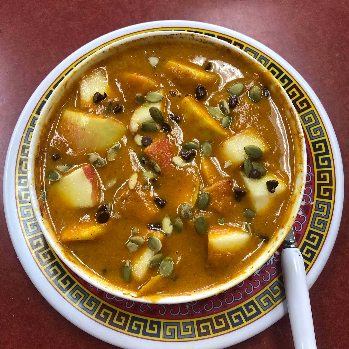 Lowcal Pumpkin Apple Soup