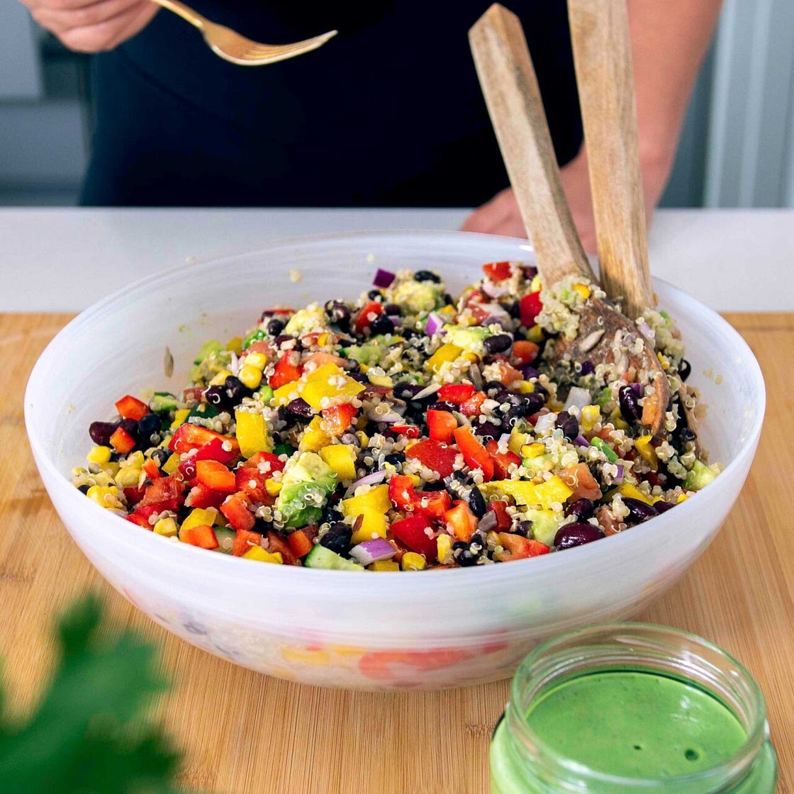 Rainbow Quinoa Salad