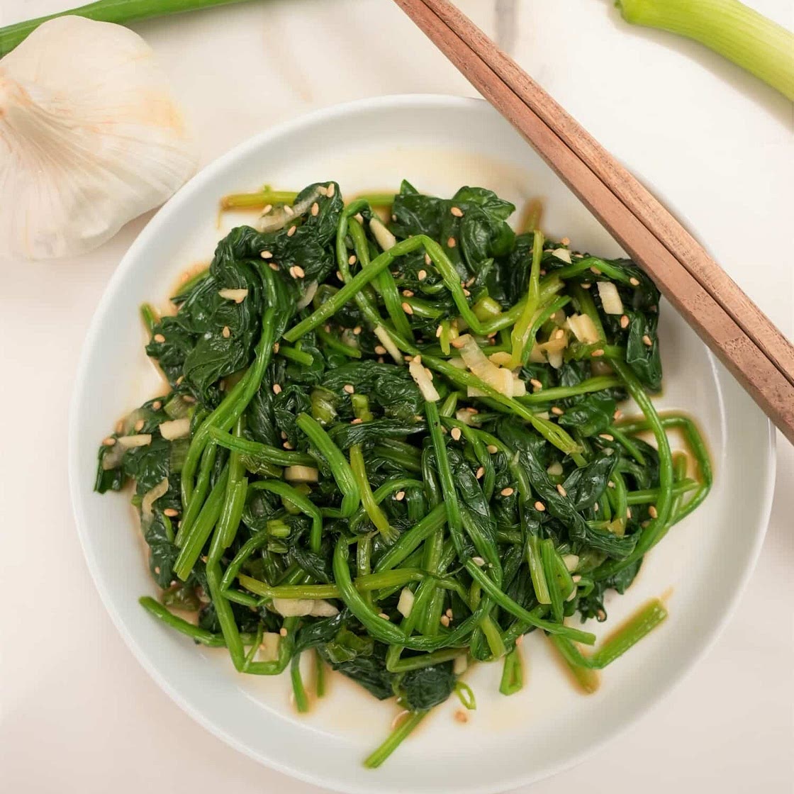 Korean Spinach Salad