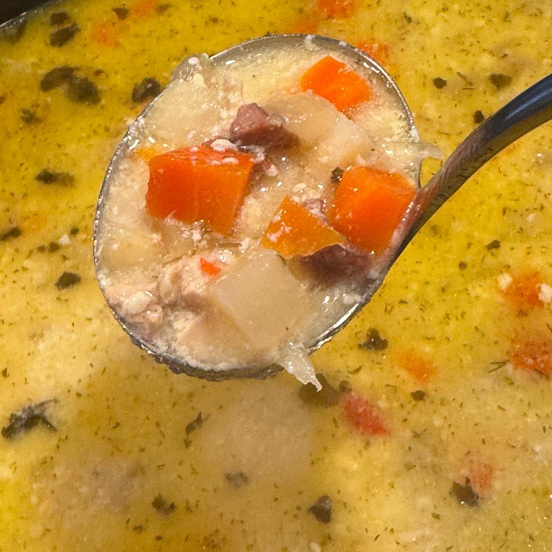 Sour Chicken Soup /Ciorba Radauteana - Romanian