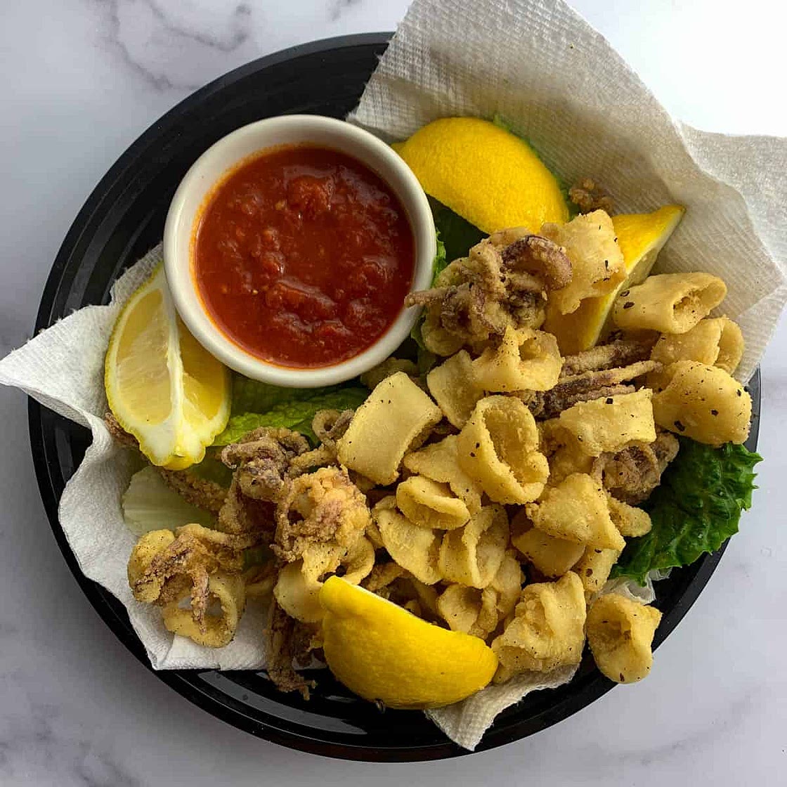 Crisp Tender Fried Calamari