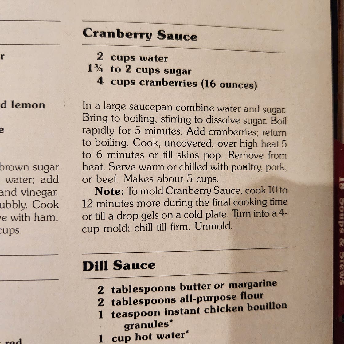 Cranberry Sauce (red cookbook)
