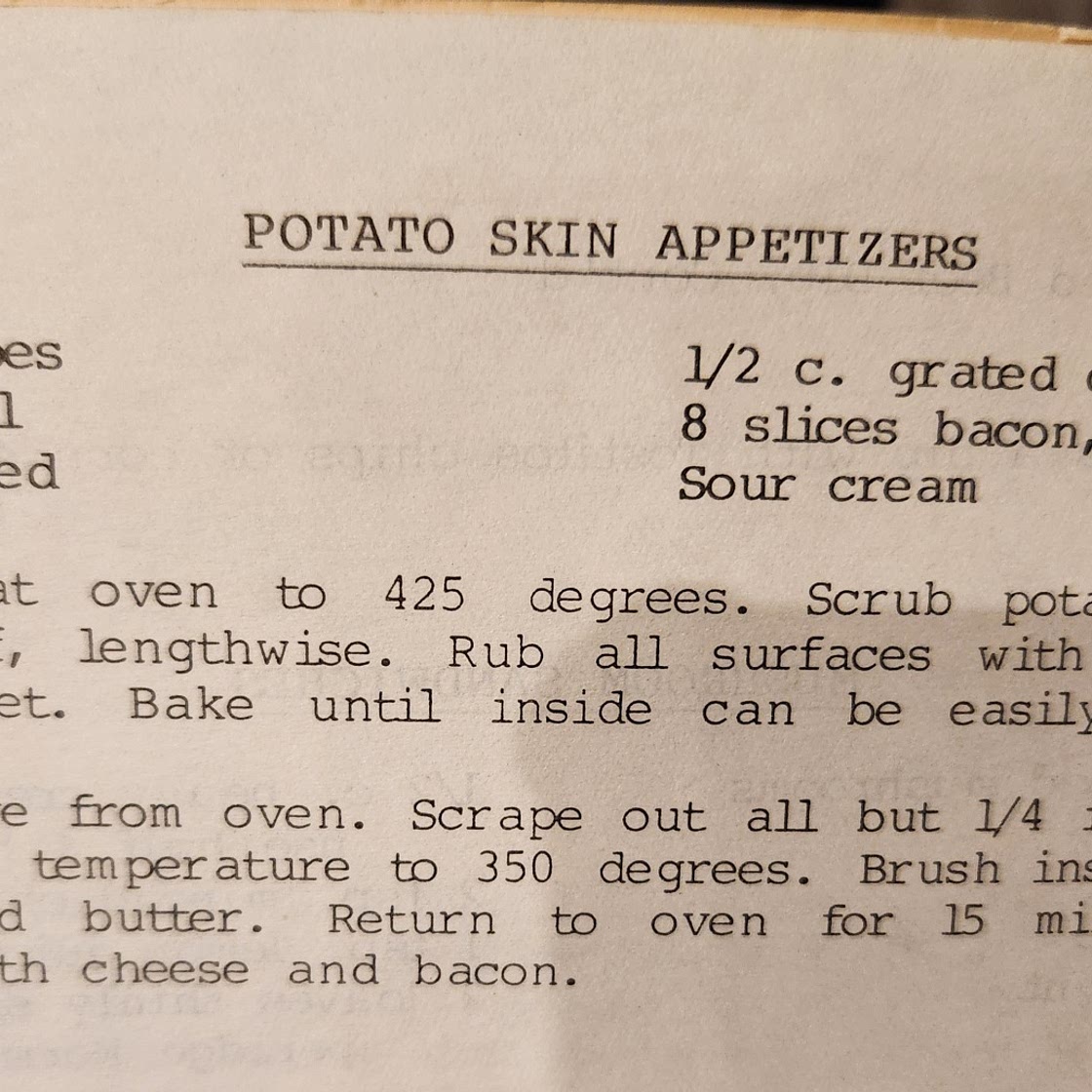 Potato Skin Appetizers