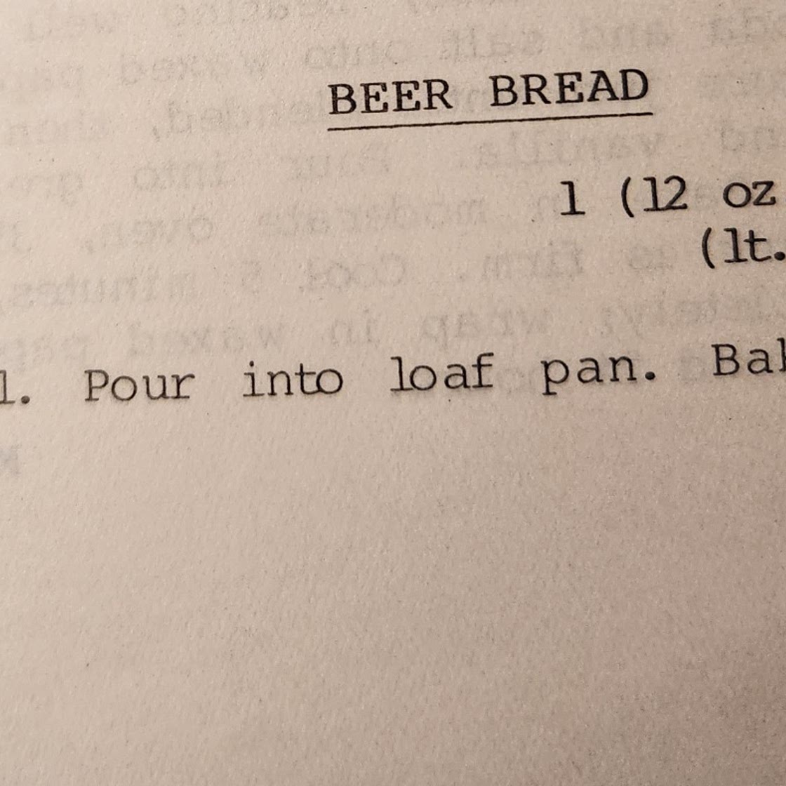 Beer Bread