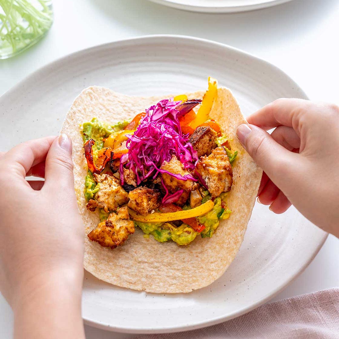 Vegan Sheet Pan Fajitas