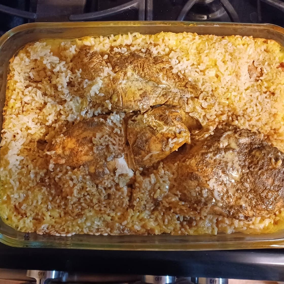 Oven Baked Chicken and Rice