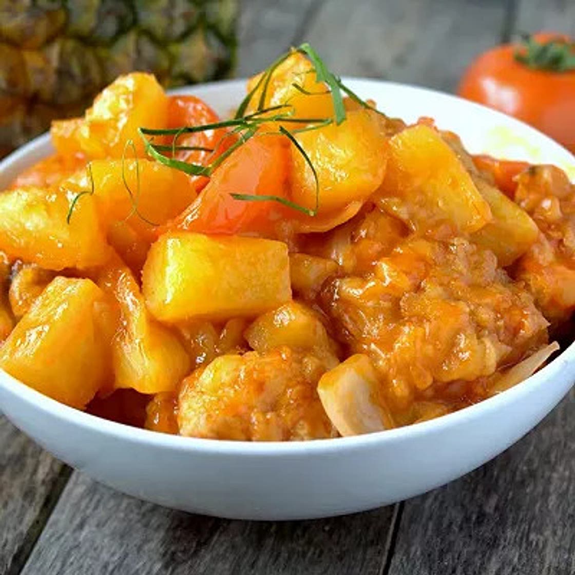 Poulet à l'ananas