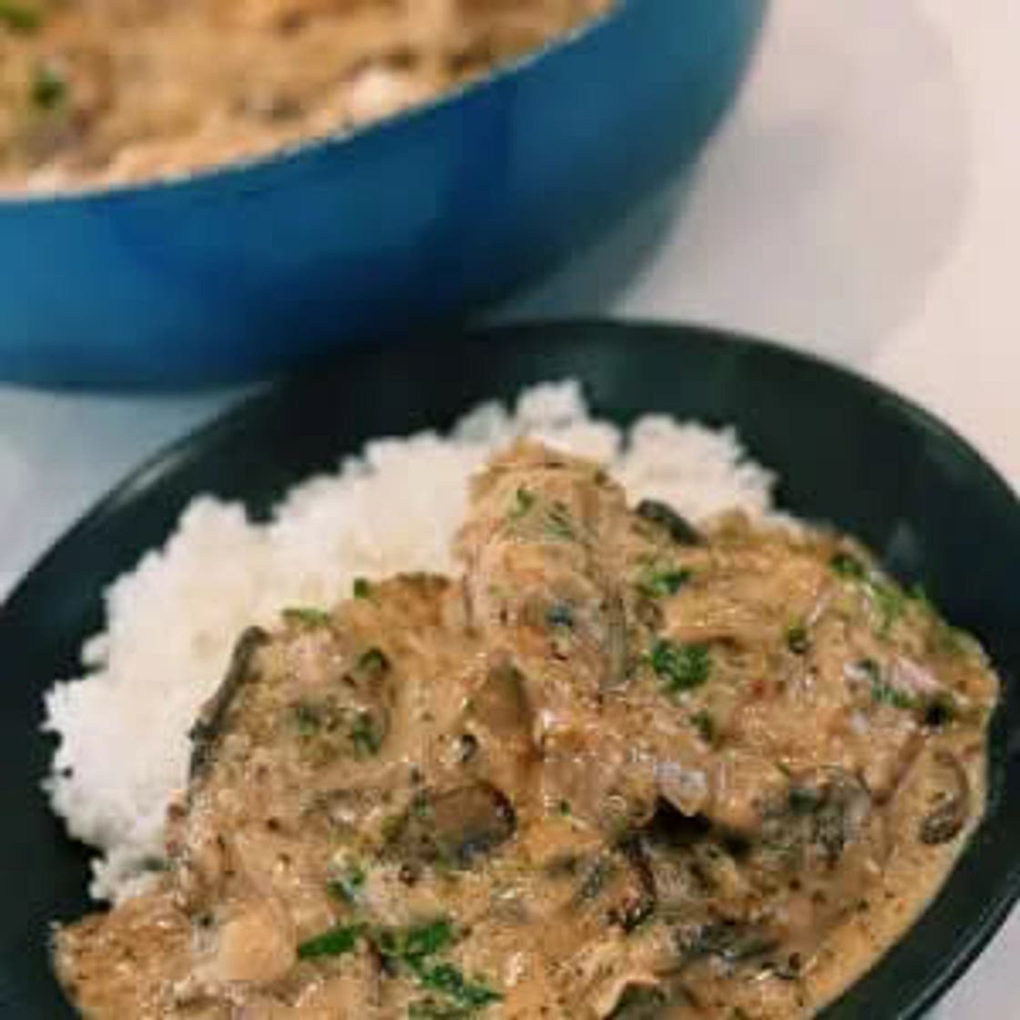 Creamy One Pot Mushroom Chicken