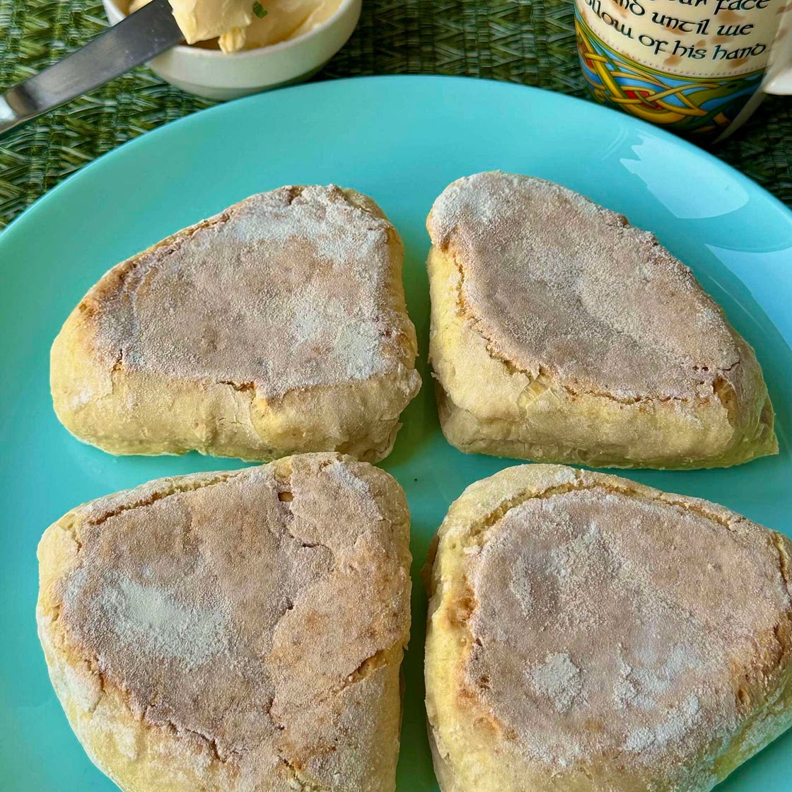 Irish Soda Farls - Irish Pan Bread 