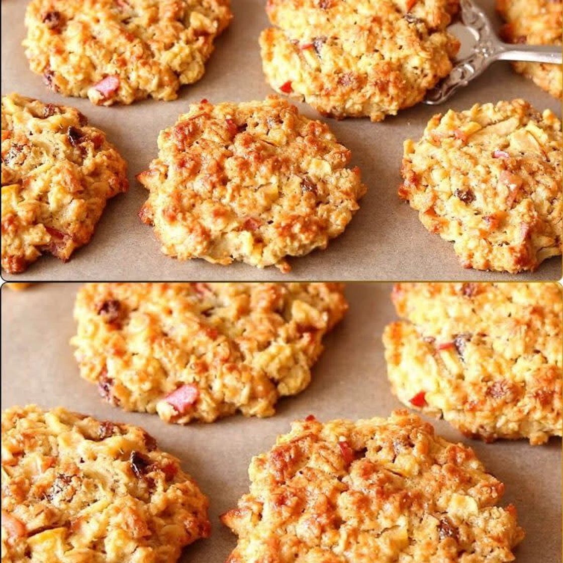 Baked Oatmeal & Apple Cookies