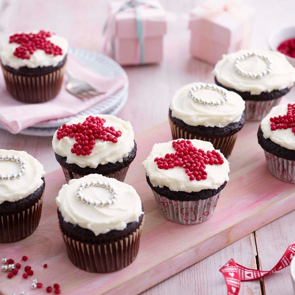 XOXO red velvet cupcakes recipe