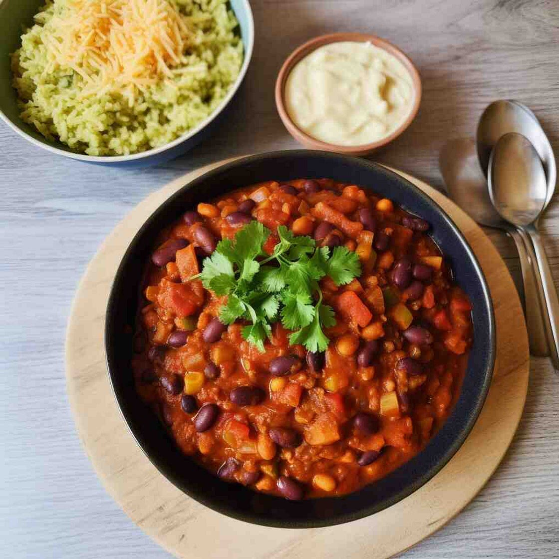 Mary Berry Mixed Bean and Red Pepper Chilli