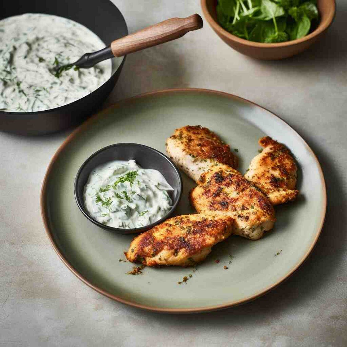 Mary Berry Chicken Escalopes with Tzatziki