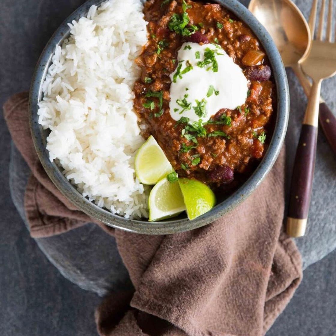Vegetarian chilli con carne 
