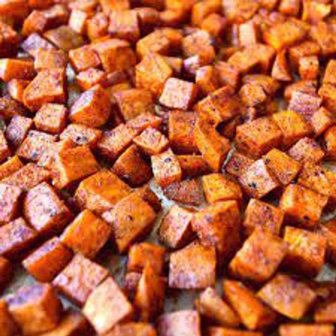 Kiah's Spiced Baked Sweet Potato