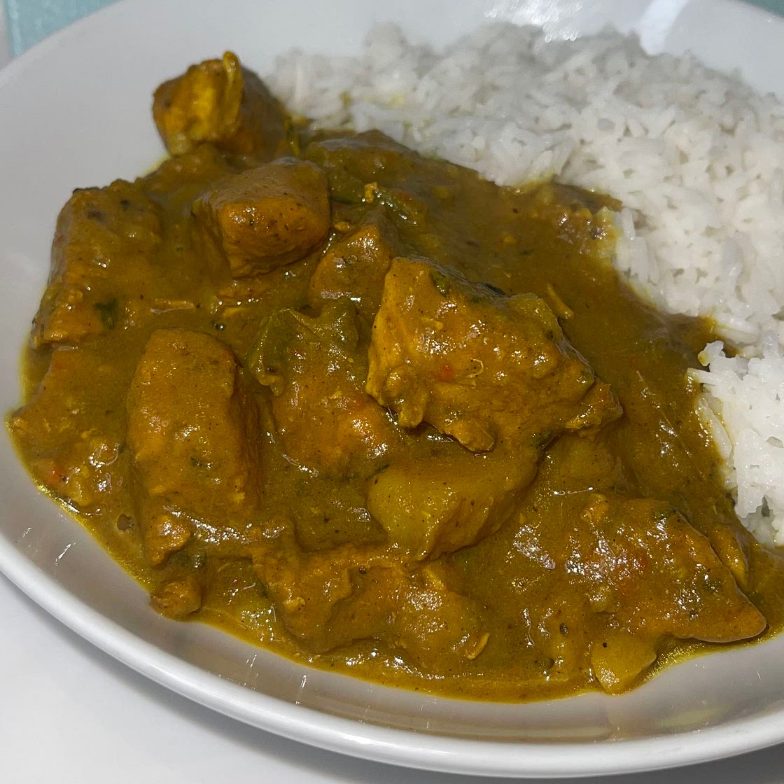 Jamaican Coconut Curry Chicken 