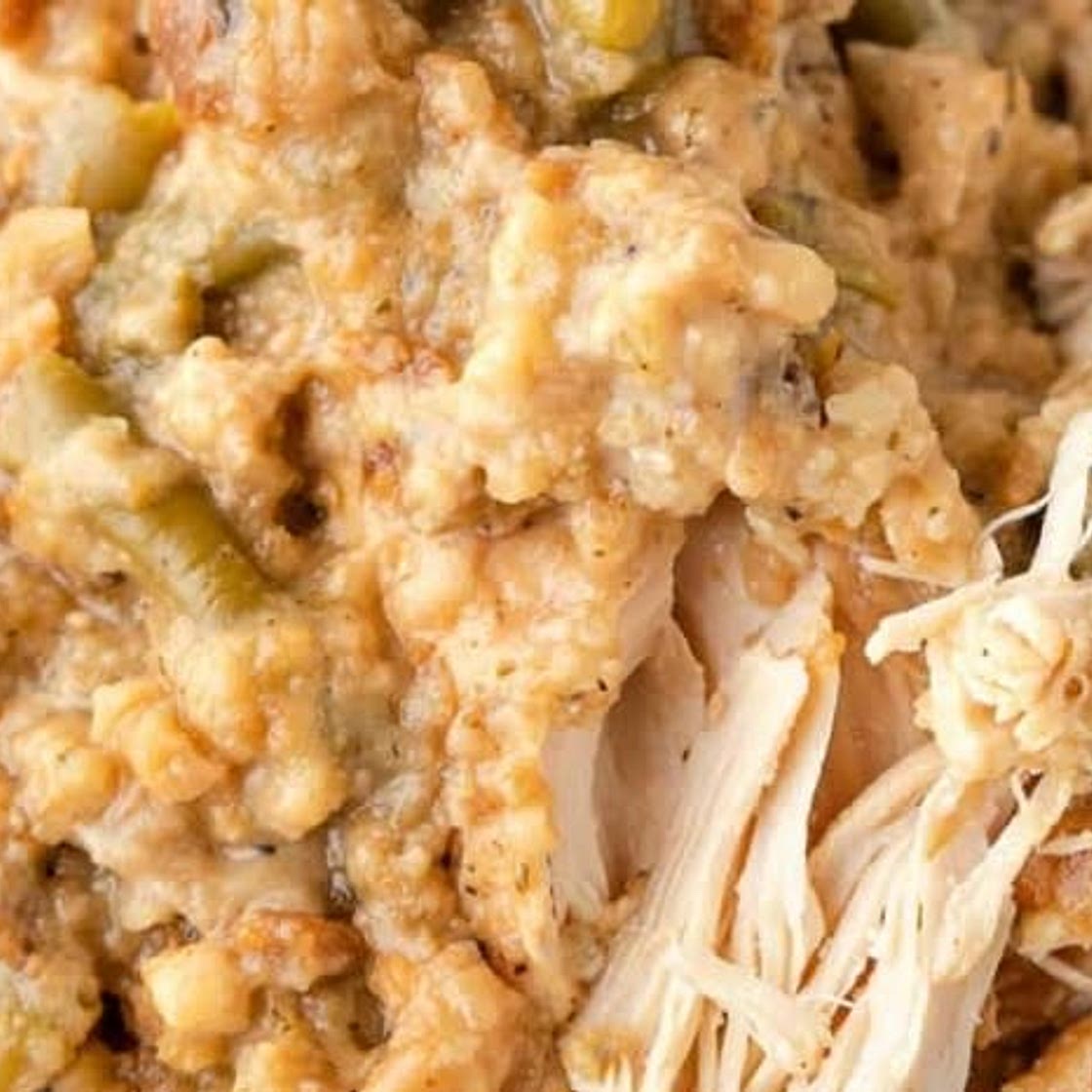 Slow Cooker Chicken & Dressing