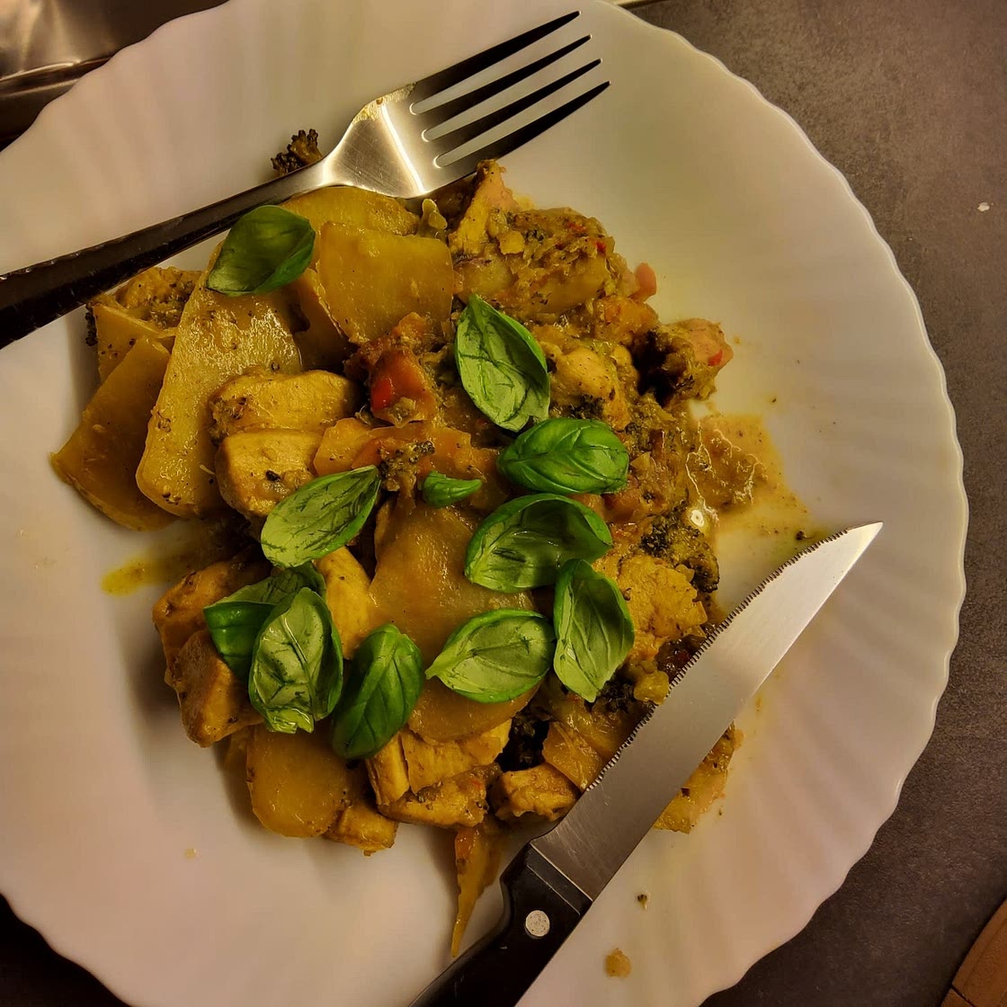 Chicken Curry with coconut milk