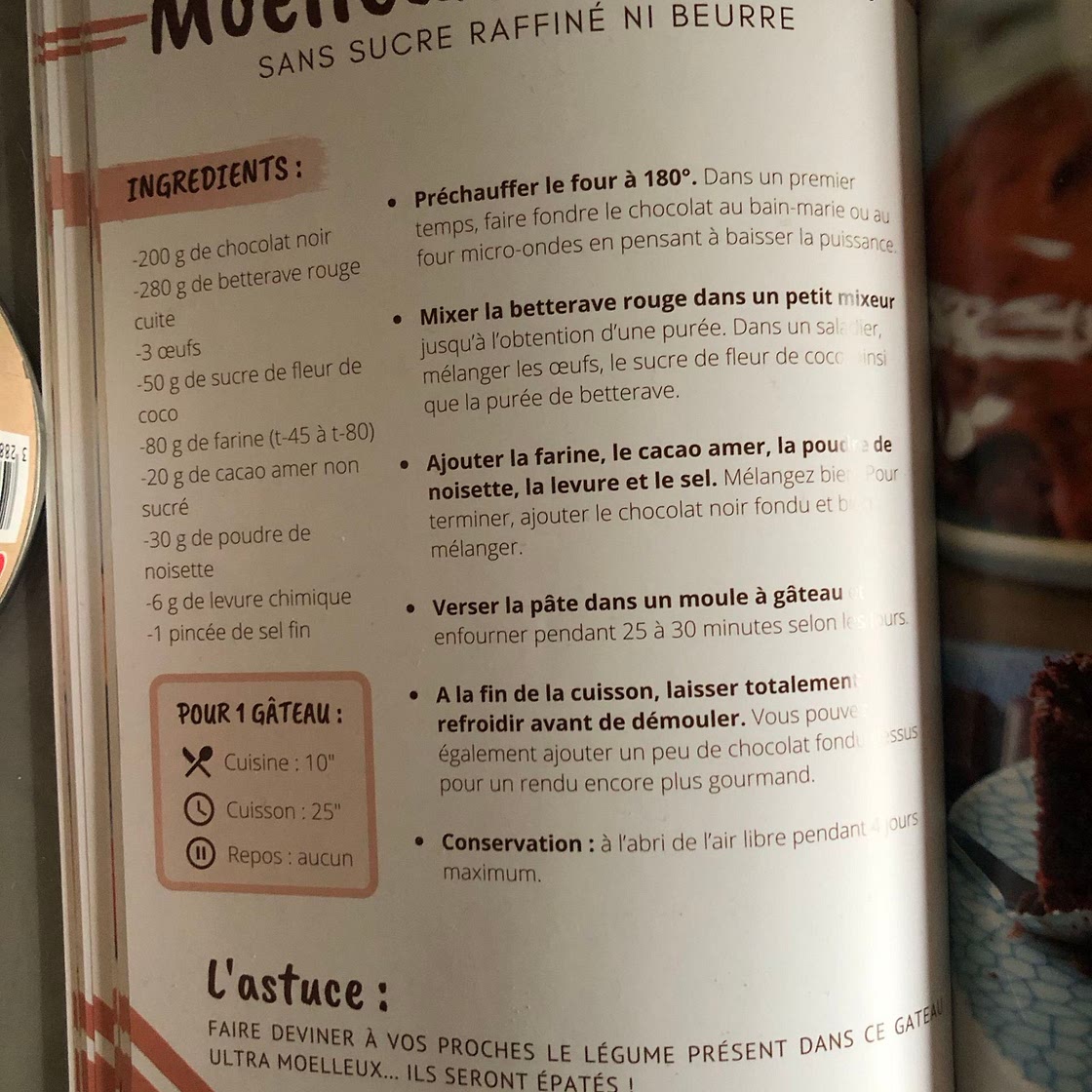 Moelleux au chocolat sans sucre raffiné ni beurre