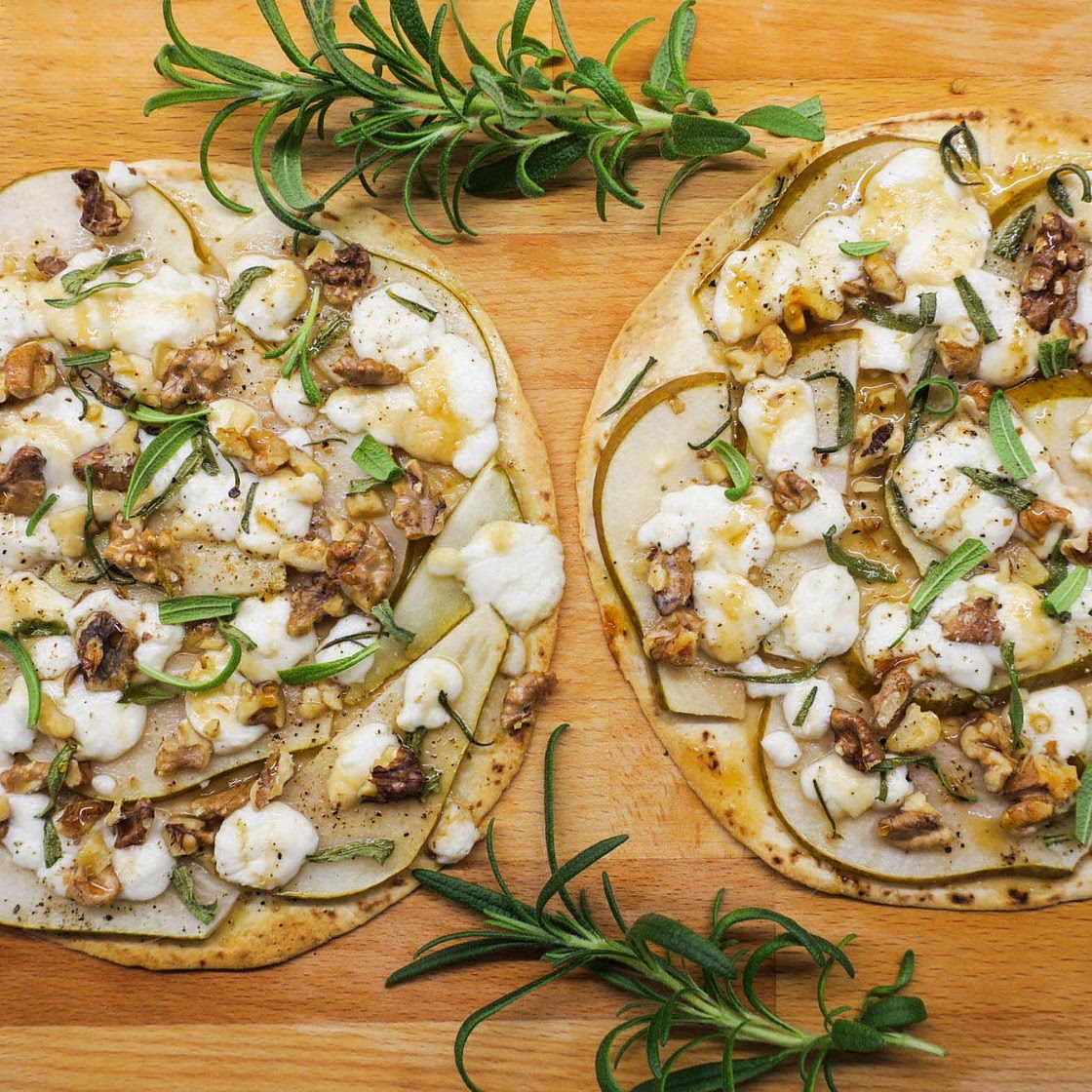 Chèvre pizza