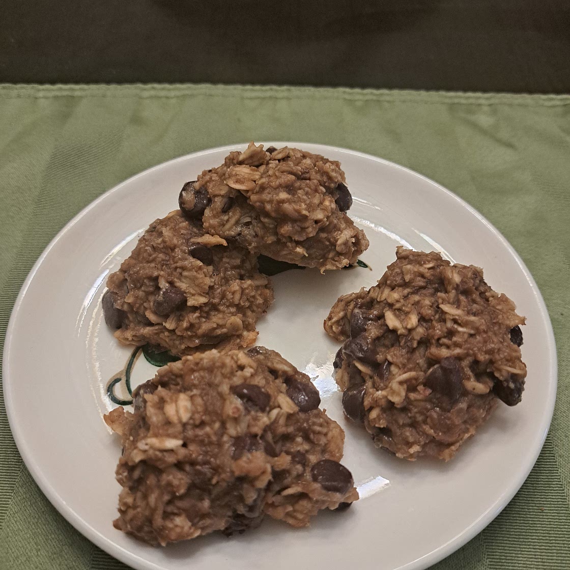Banana oatmeal cookies