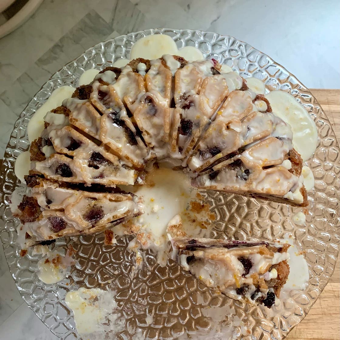 Blueberry Sour Cream Coffee Cake
