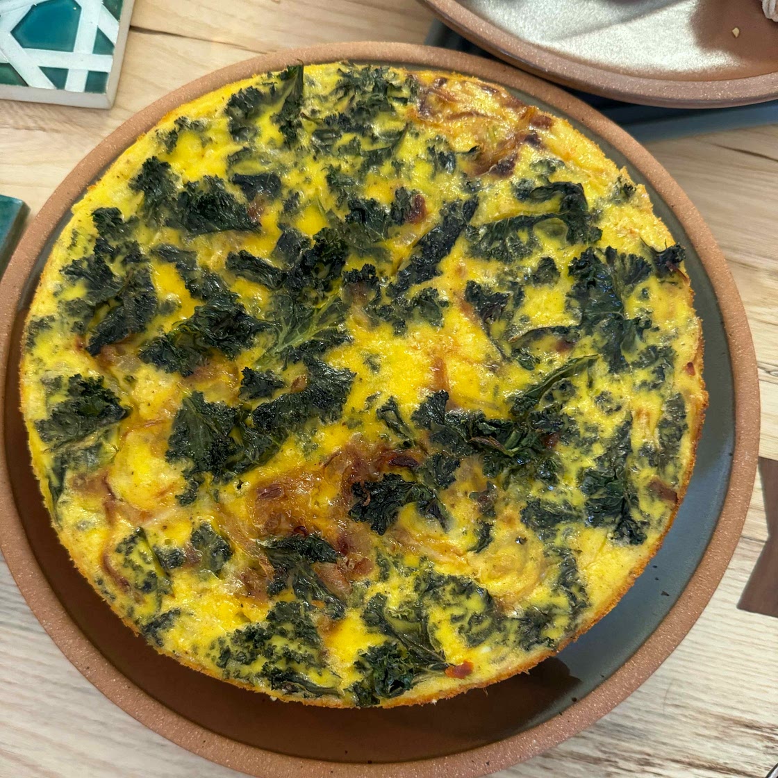 Simple Quiche With Sweet Potato Crust